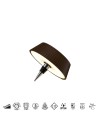 RELAX * TAPON BOTELLA LED CORTEN - RECARGABLE